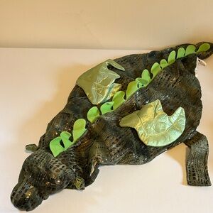 Green Sequin Dragon pet Costume
